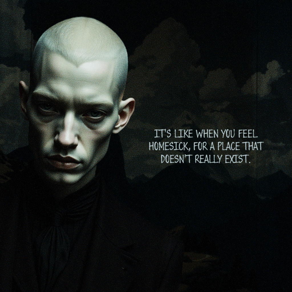 Something to kill all of that nothing&nbsp;inside.